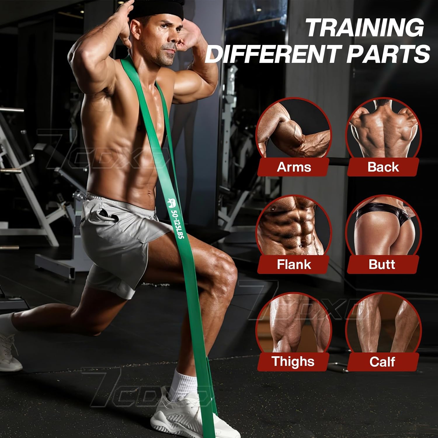 Resistance Bands Set, 6 Levels Pull up Bands with Handles, Door Anchor, Storage Bag, Exercise Bands for Bodyweight Training, Powerlifting, Muscle Building, Home Gym Workout
